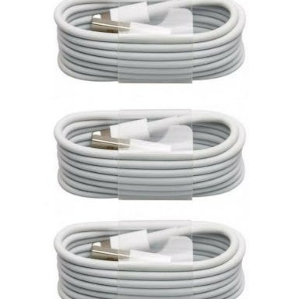 3 Pack 3 ft USB Cable for Apple iPhone 5 and Up